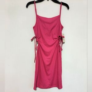 Pink Midi Dress / Size L